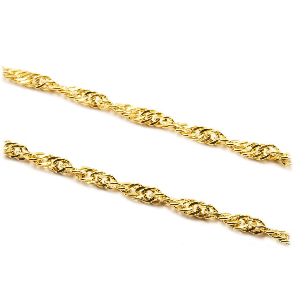 Pulseira Malha Singapura em Ouro 18 kilates - 24224